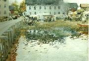 Anders Zorn mora marknad painting